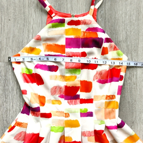 NWOT Vince Camuto Abstract Color Watercolor Dress - Picture 9 of 15